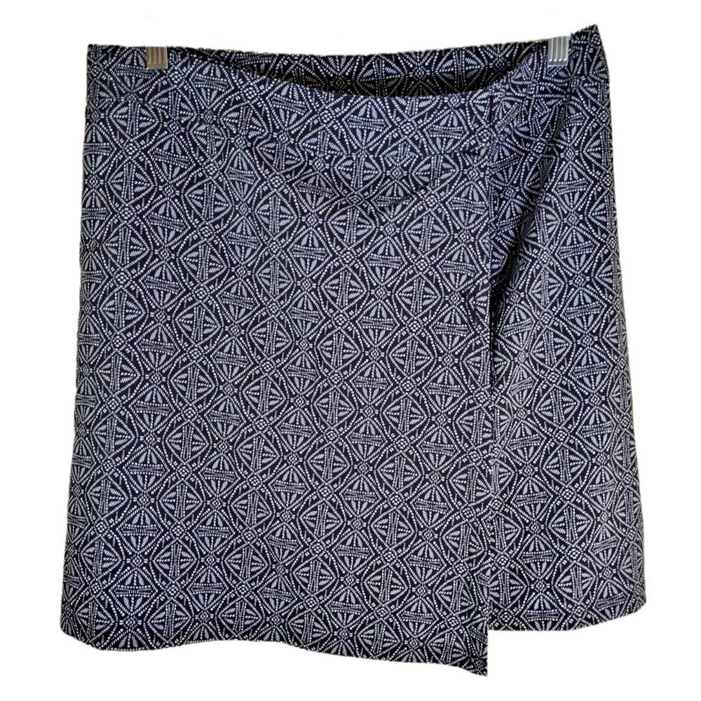 Rip Skirt Hawaii Black Pearl Batik Wrap Skirt Women Large Geometric Beach Cover